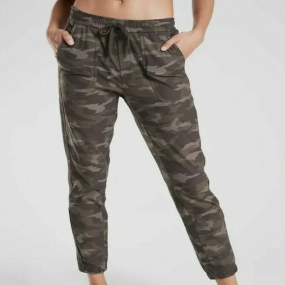 Athleta Pants - Athleta Camo Jogger Pants - Green and Brown